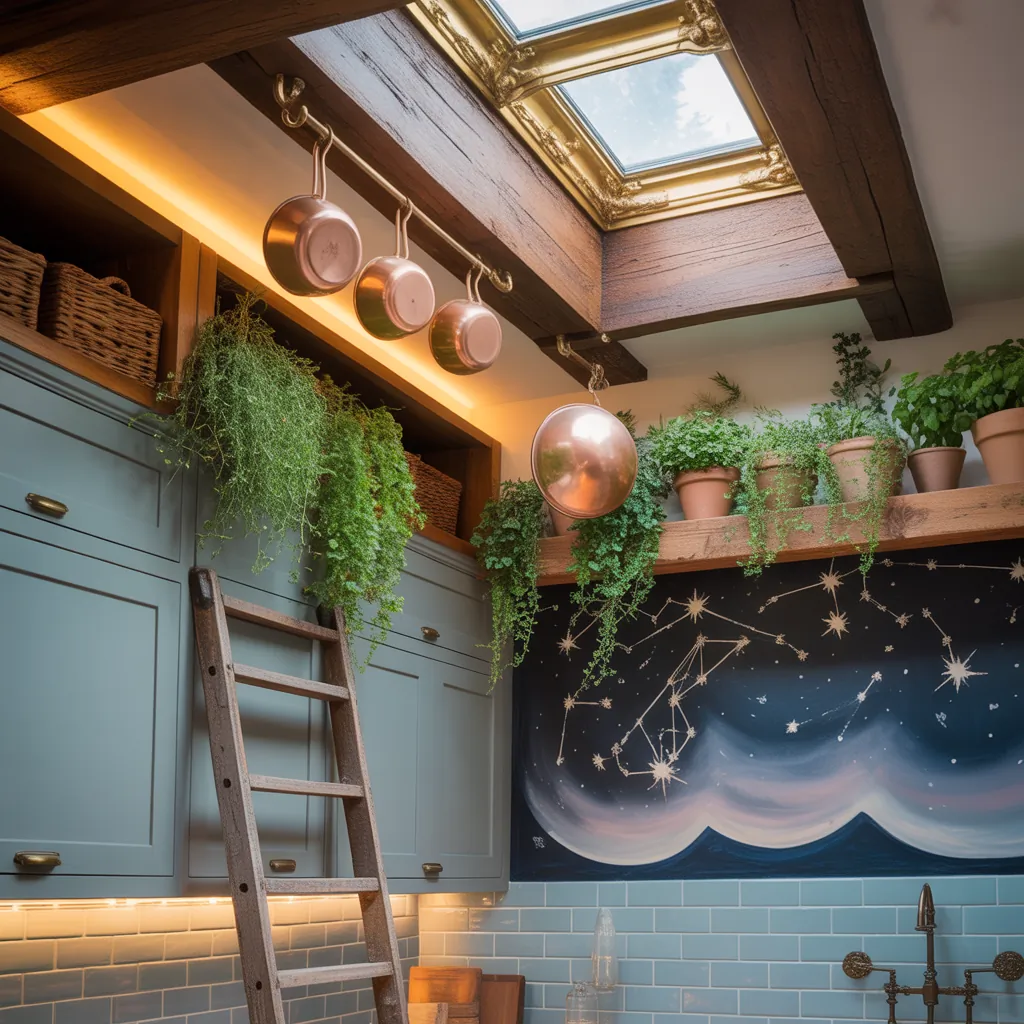 space above kitchen cabinets