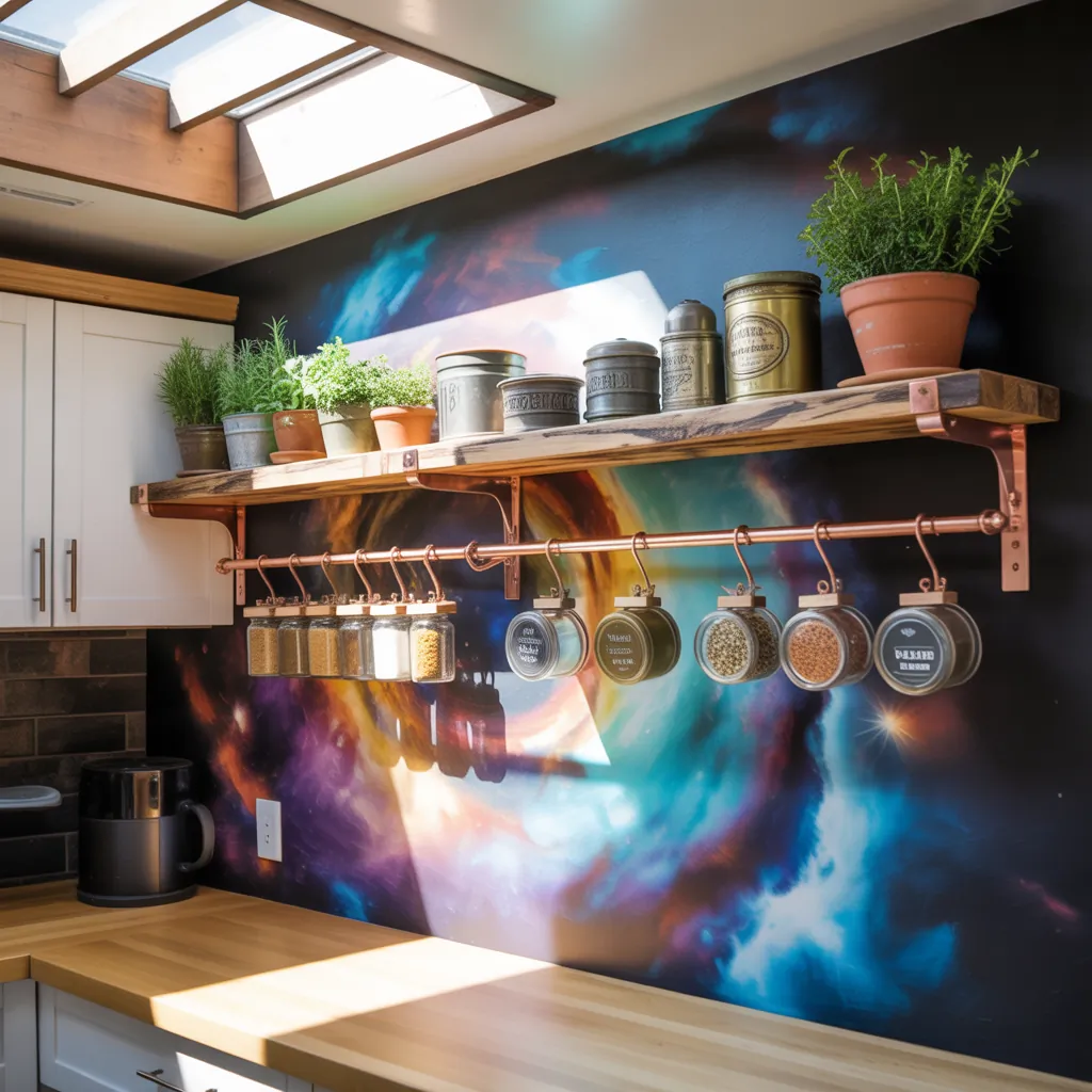 space above kitchen cabinets