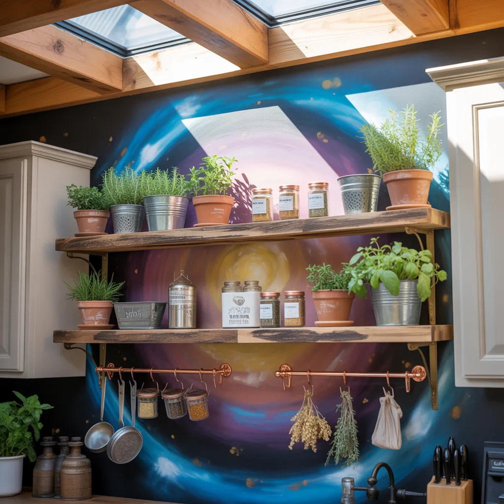 space above kitchen cabinets