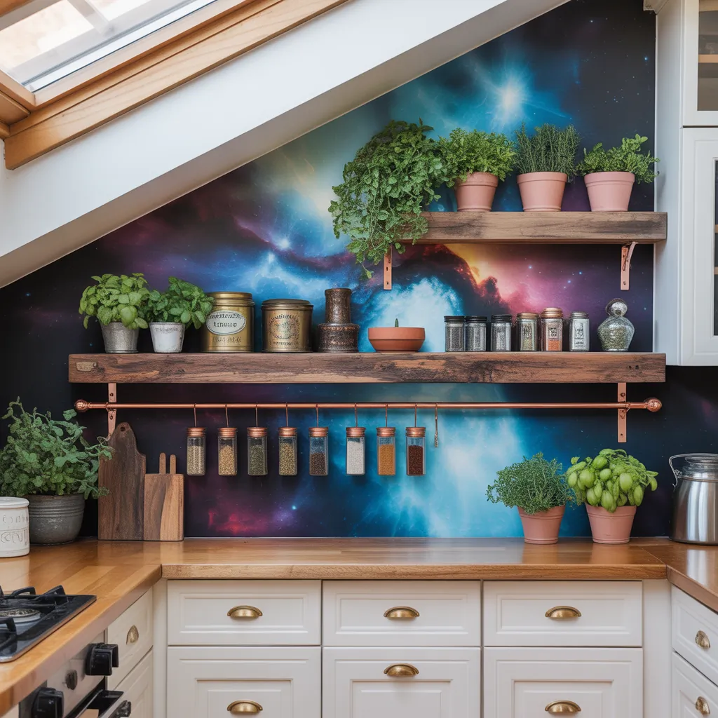 space above kitchen cabinets