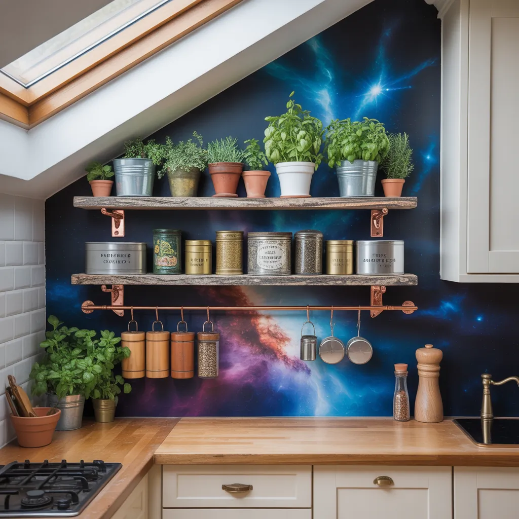 space above kitchen cabinets