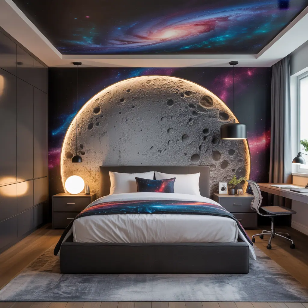 space bedroom ideas for adults