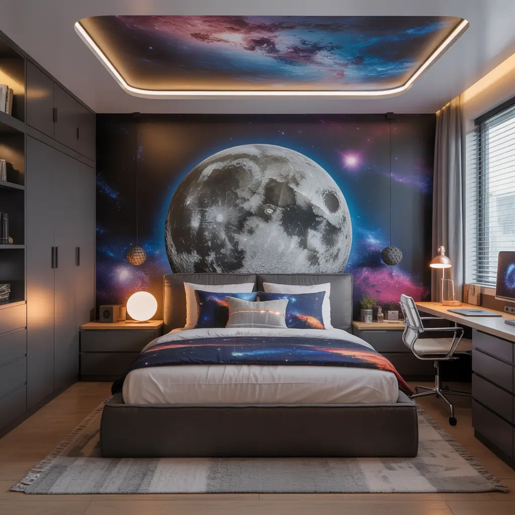 space bedroom ideas for adults