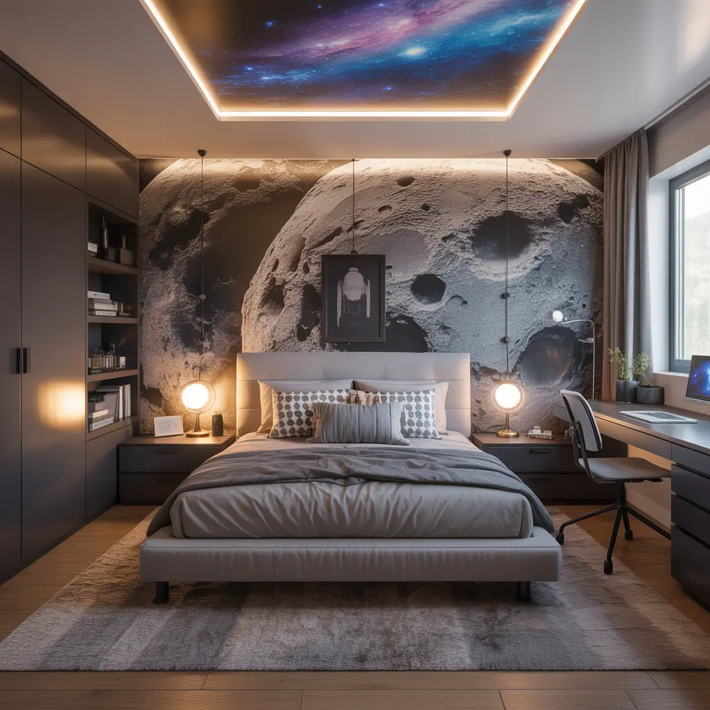 space bedroom ideas for adults