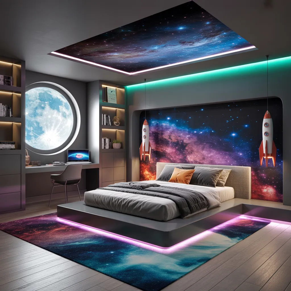 space bedroom ideas for adults