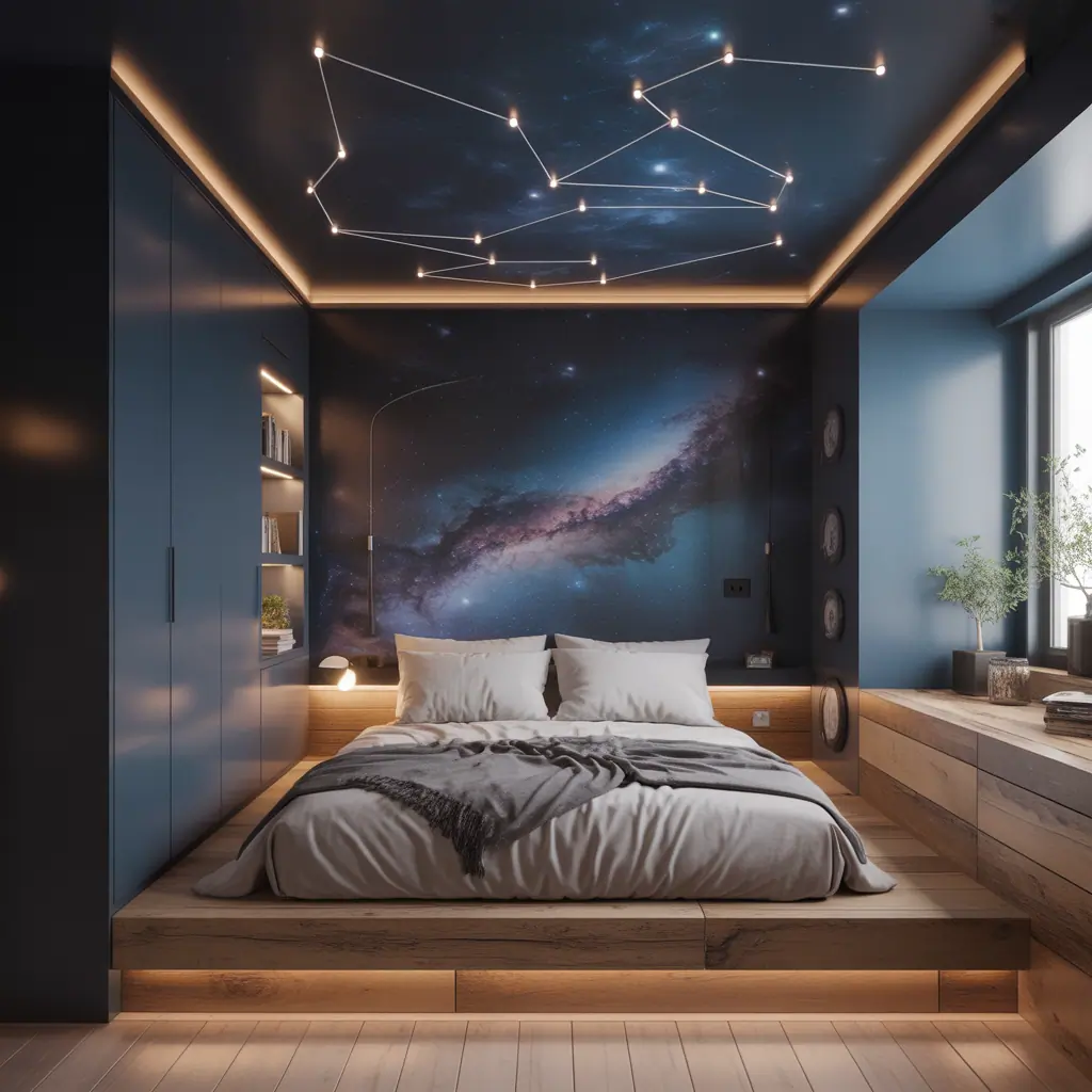 space bedroom ideas for adults