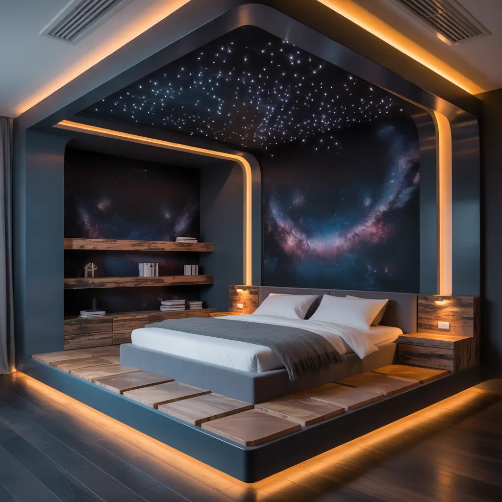 space bedroom ideas for adults