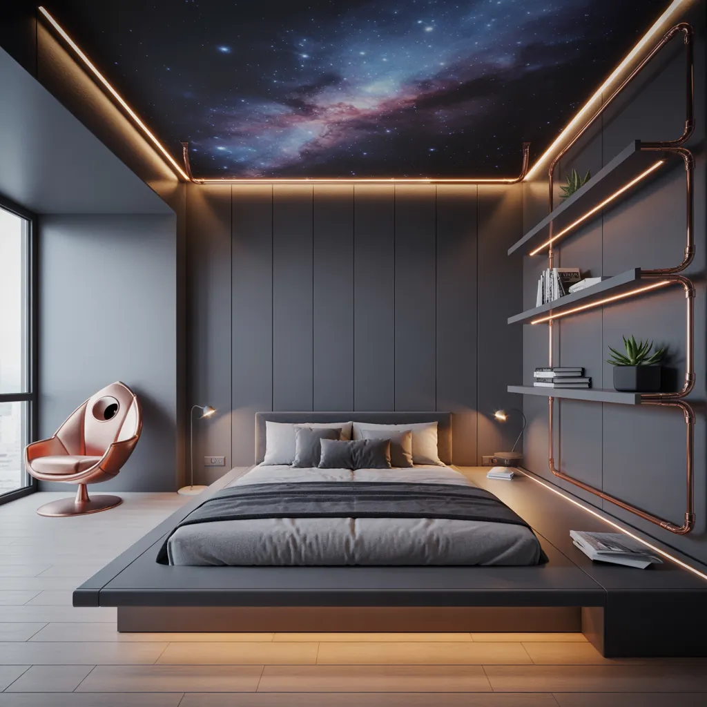 space bedroom ideas for adults
