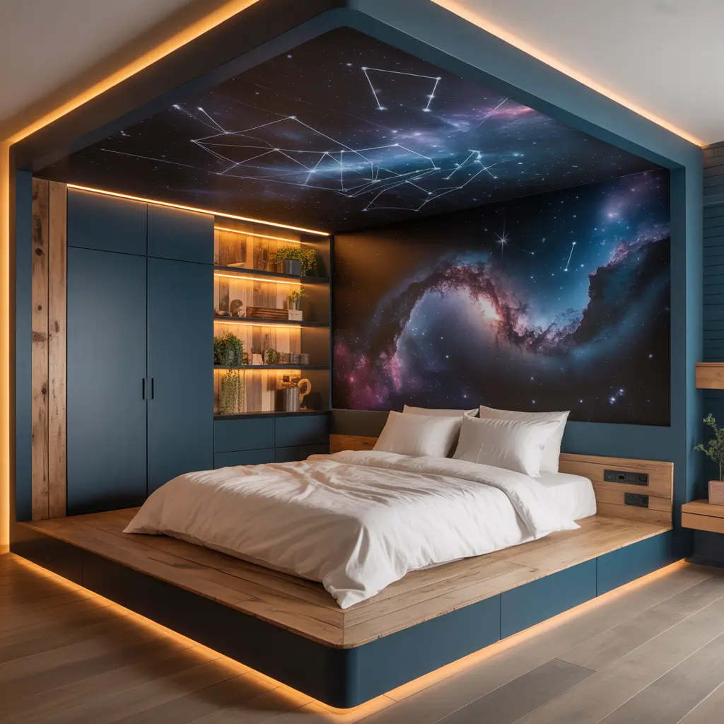 space bedroom ideas for adults