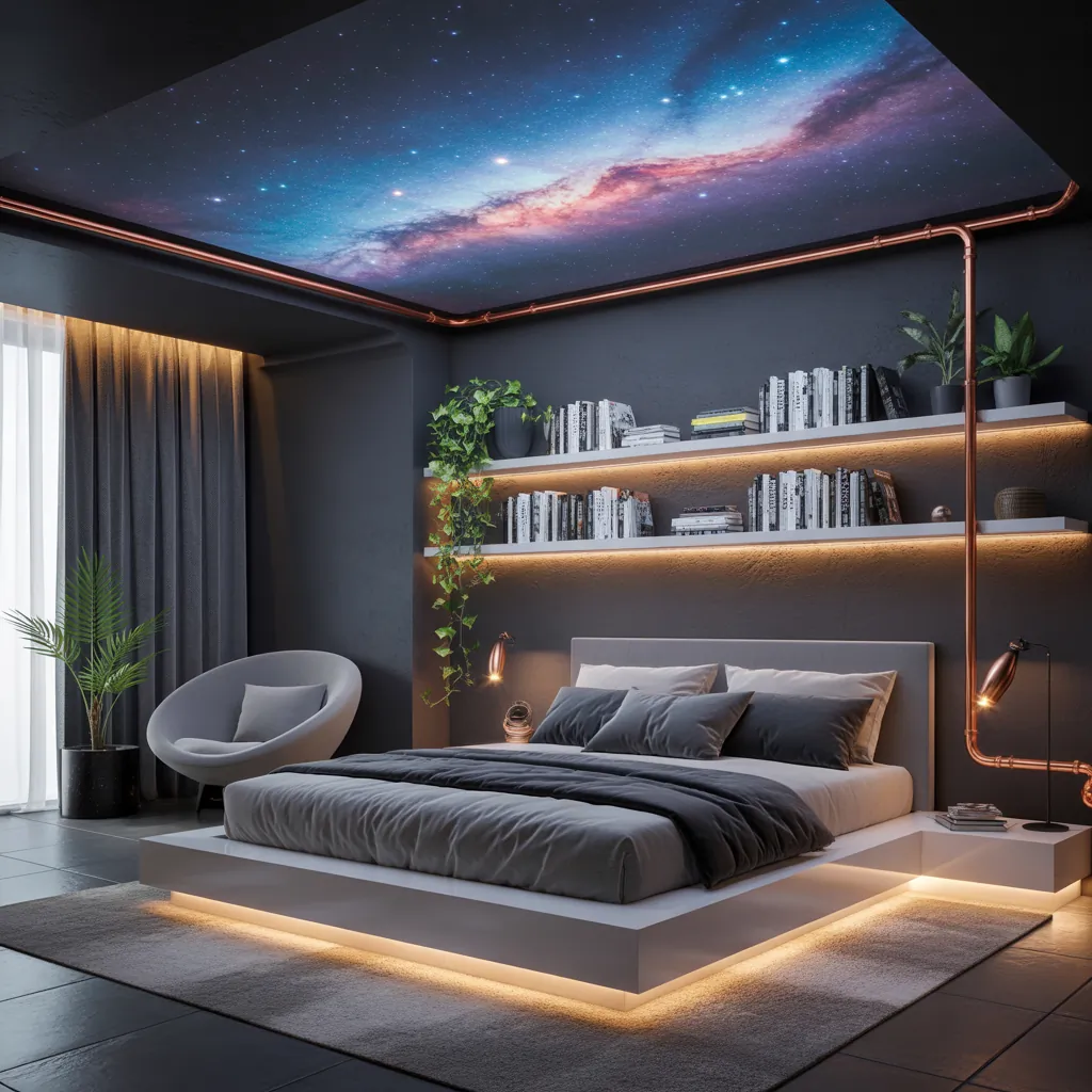 space bedroom ideas for adults