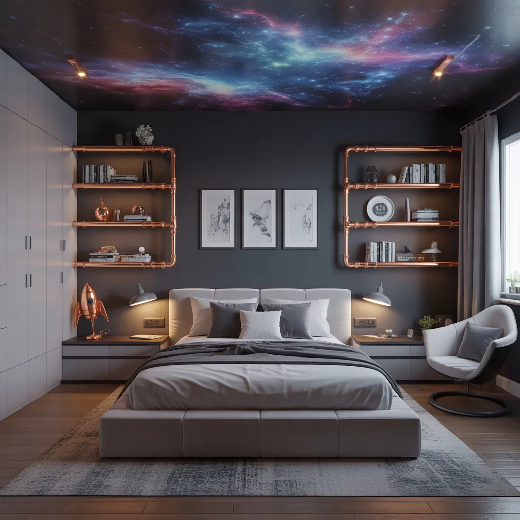 space bedroom ideas for adults