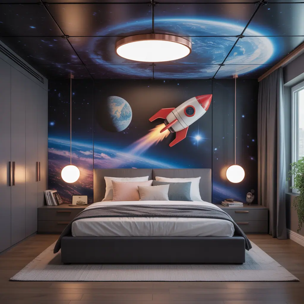space bedroom ideas for adults