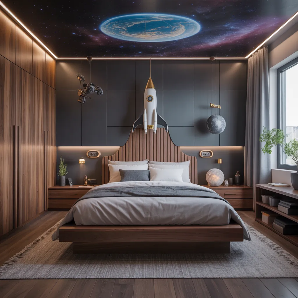 space bedroom ideas for adults