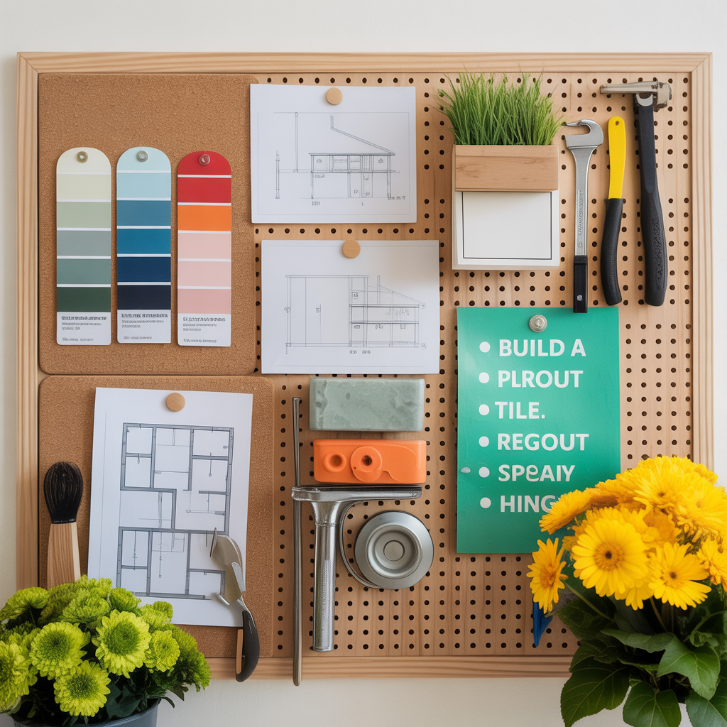 spring action bulletin board