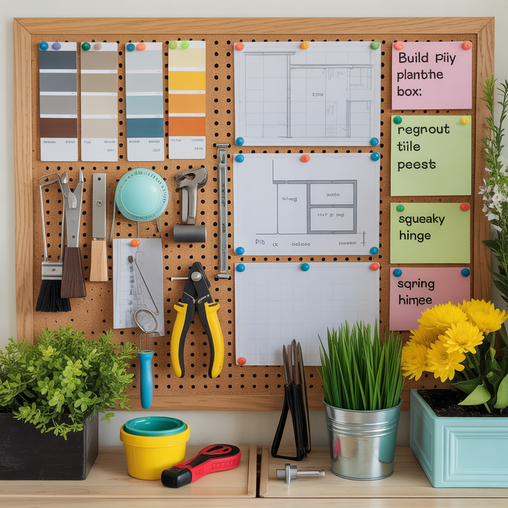 spring action bulletin board