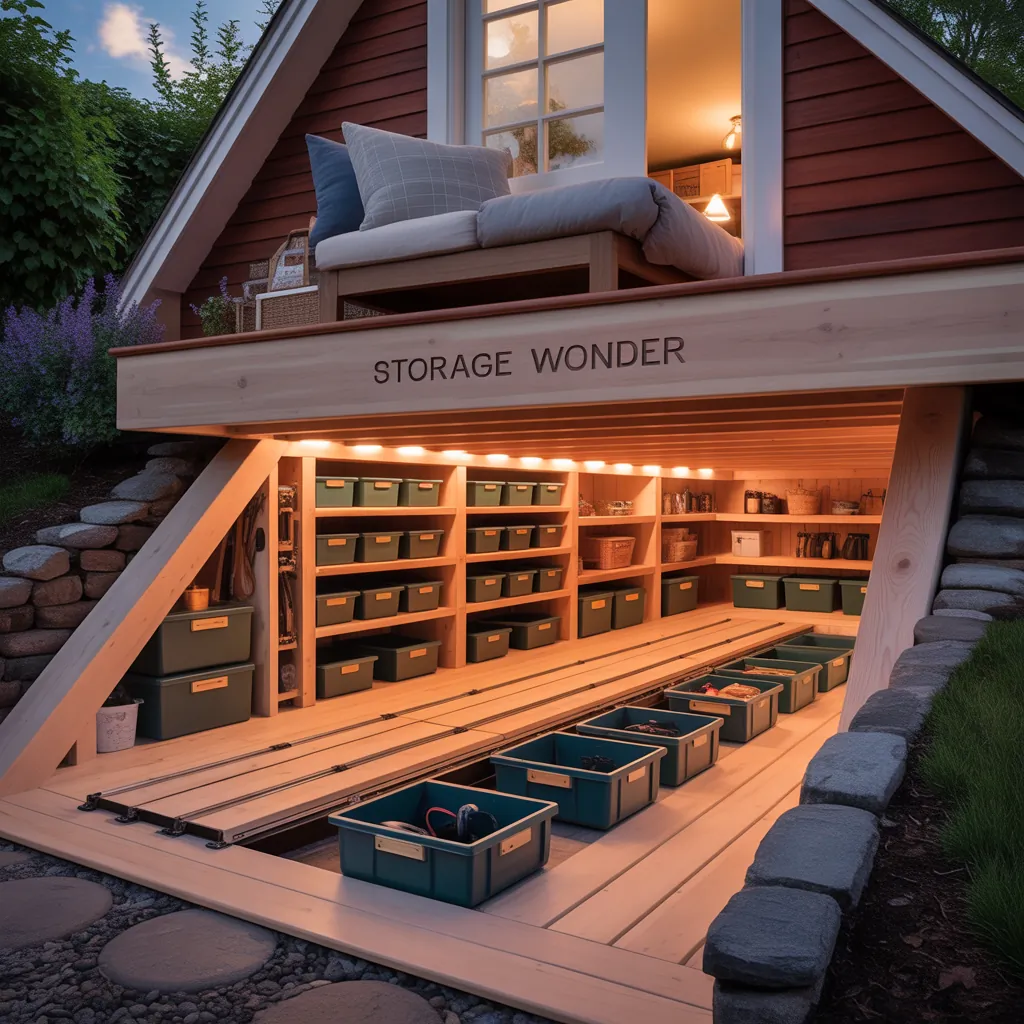 storage below house ideas
