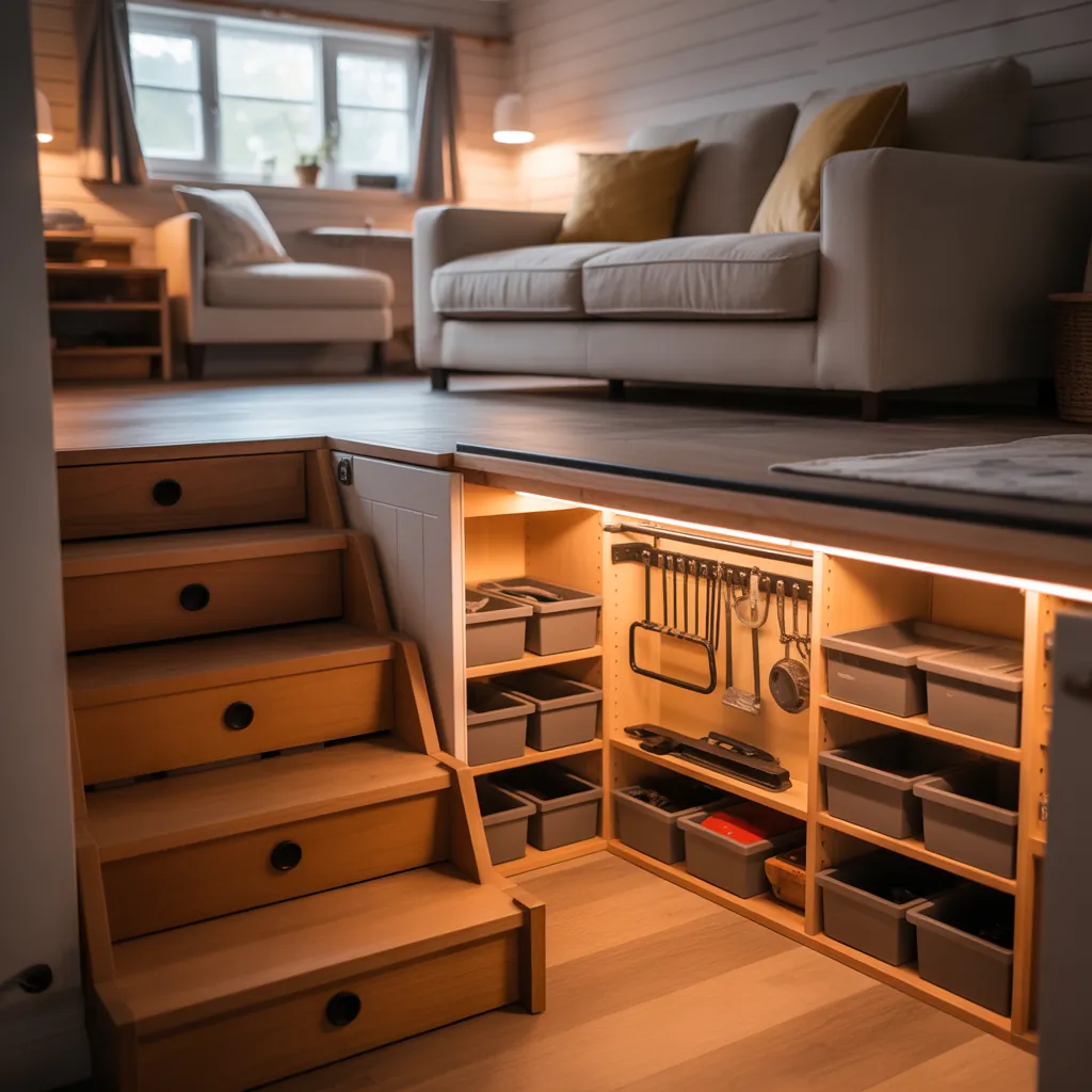 storage below house ideas