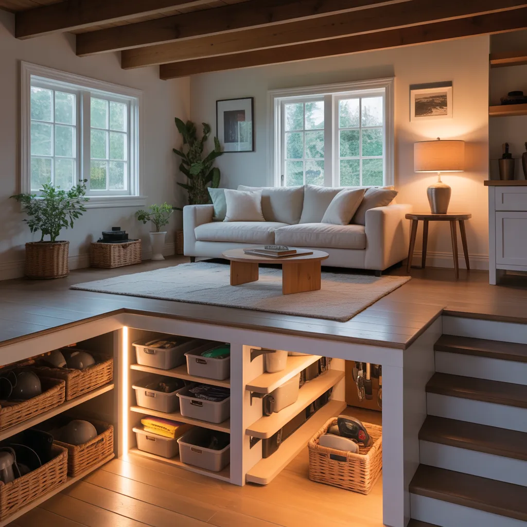 storage below house ideas