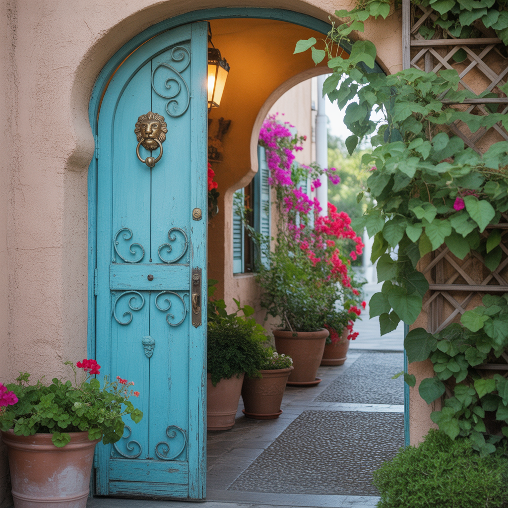 stucco front porch inspirations
