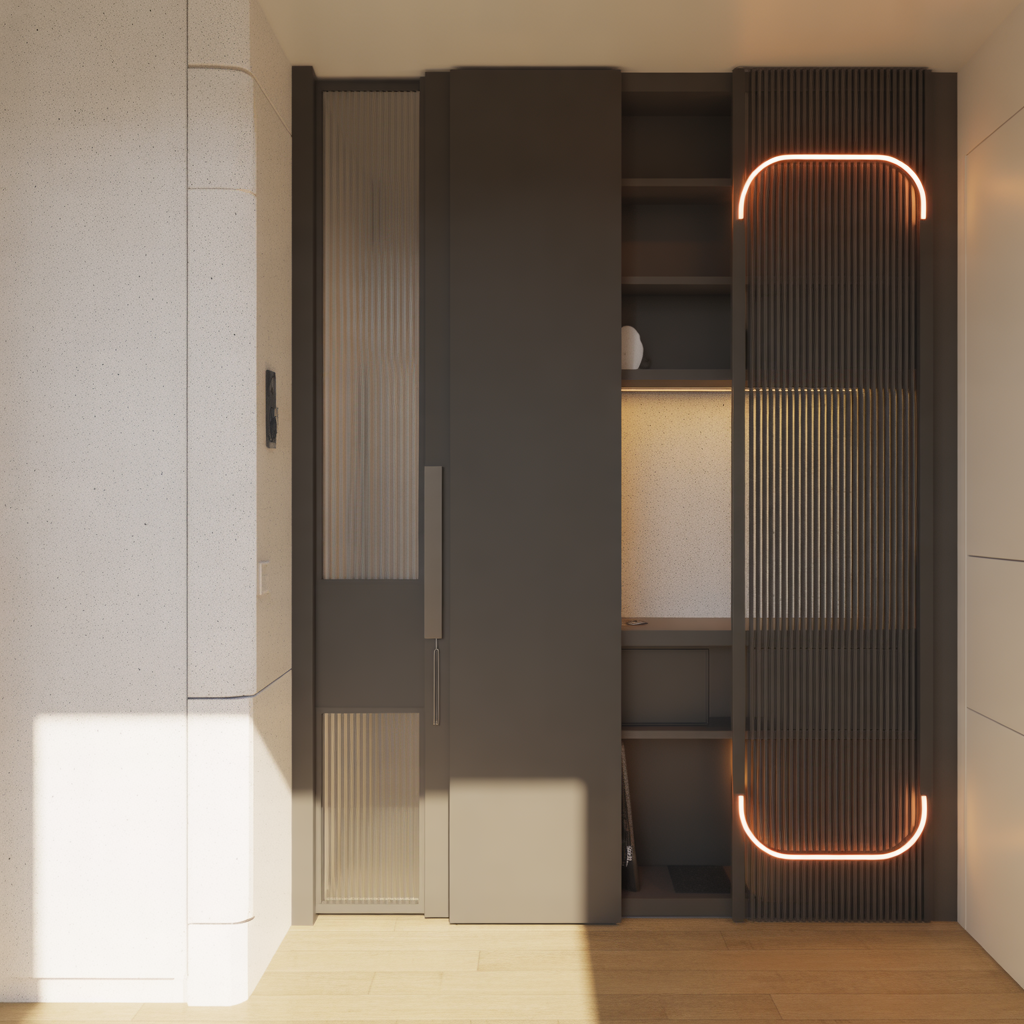 studio apartment door design ideas