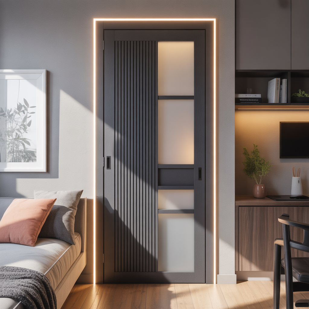 studio apartment door design ideas