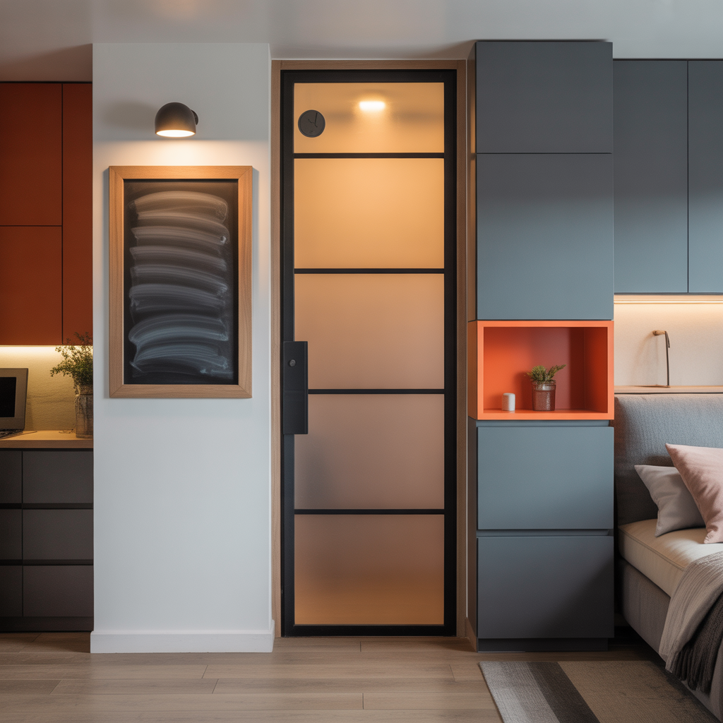 studio apartment door design ideas
