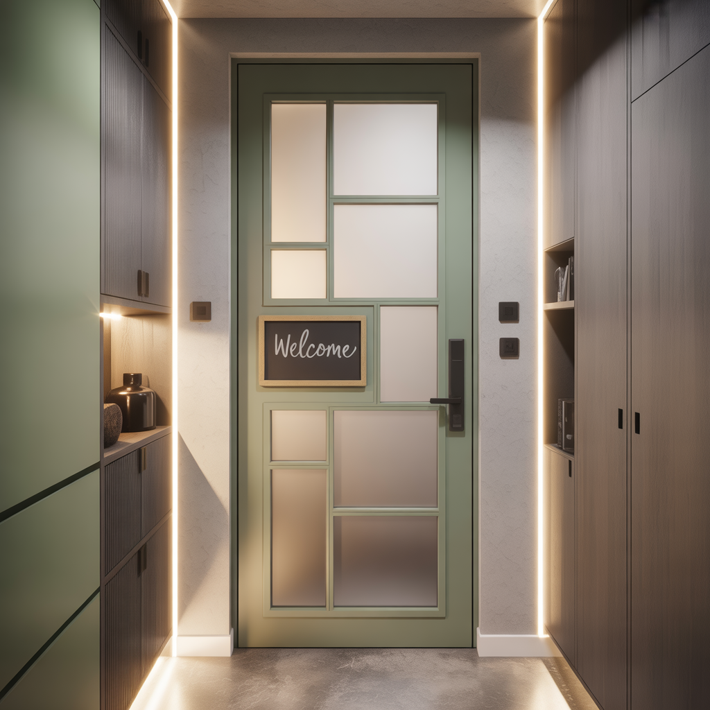 studio apartment door design ideas