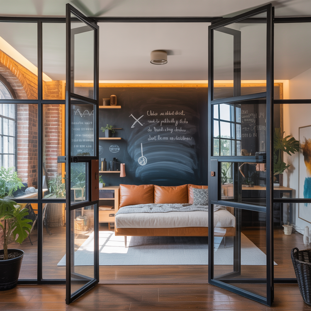 studio apartment door design ideas