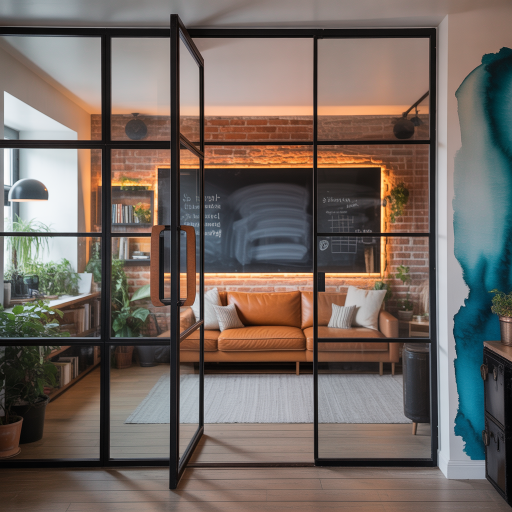 studio apartment door design ideas