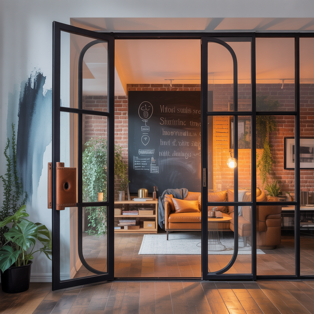 studio apartment door design ideas