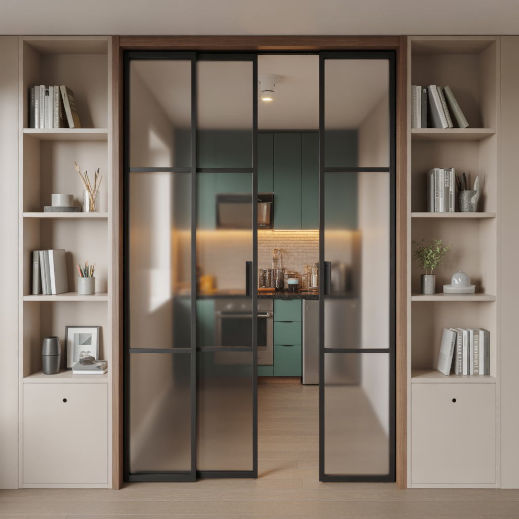 studio apartment door design ideas