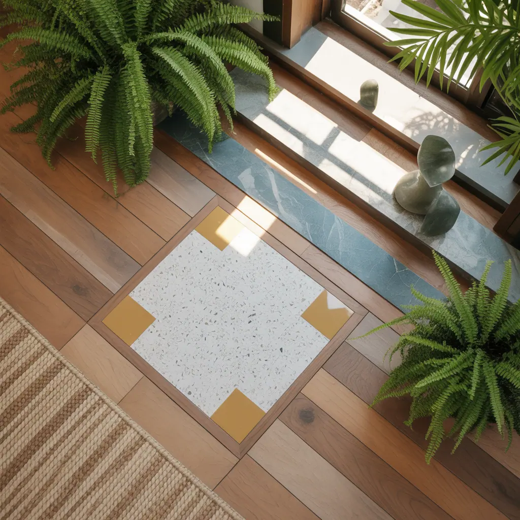 sunroom flooring idea