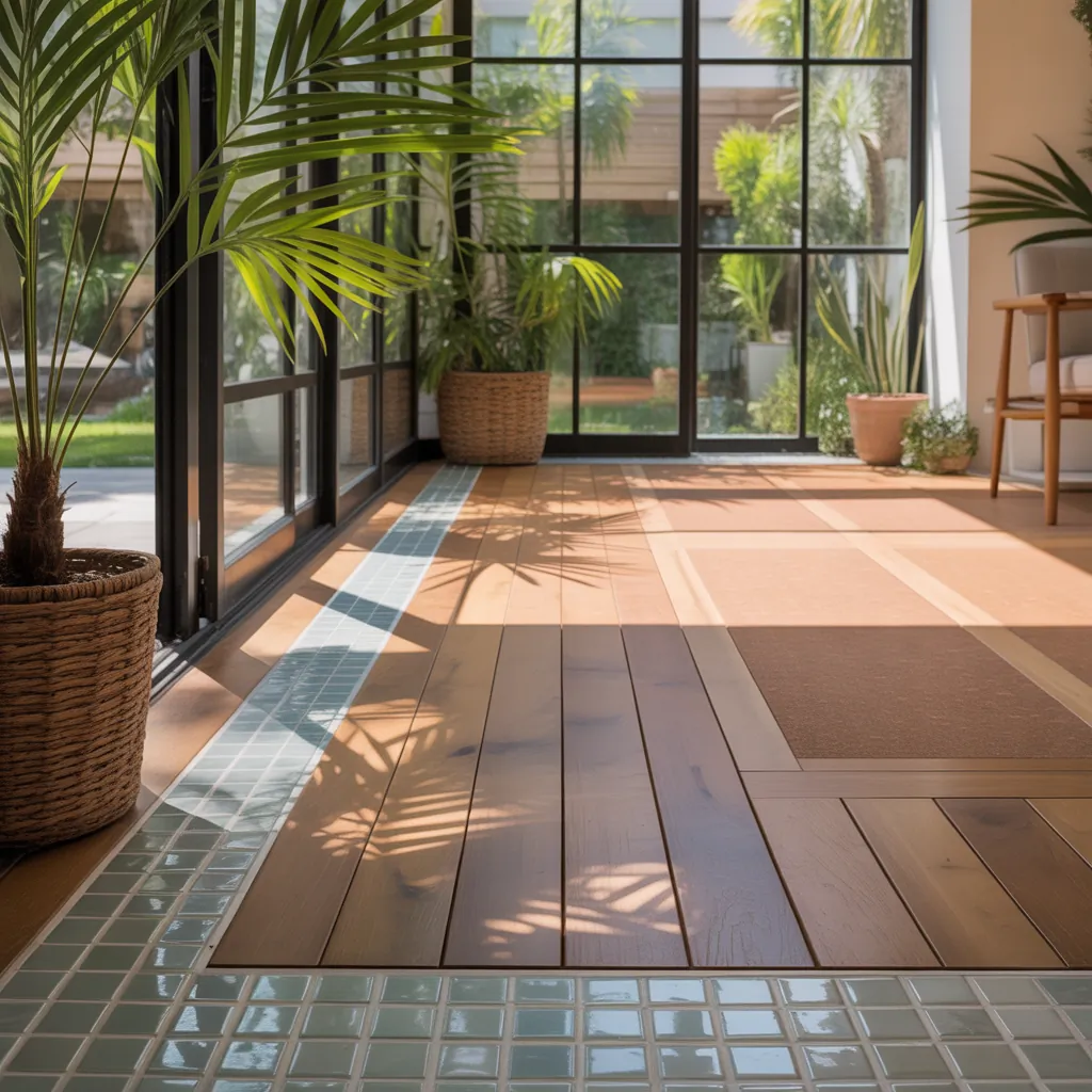 sunroom flooring idea