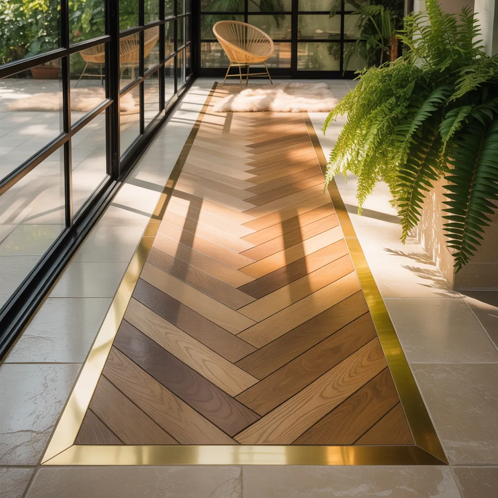sunroom flooring idea