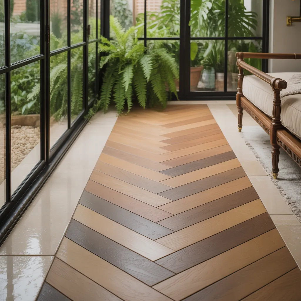 sunroom flooring idea