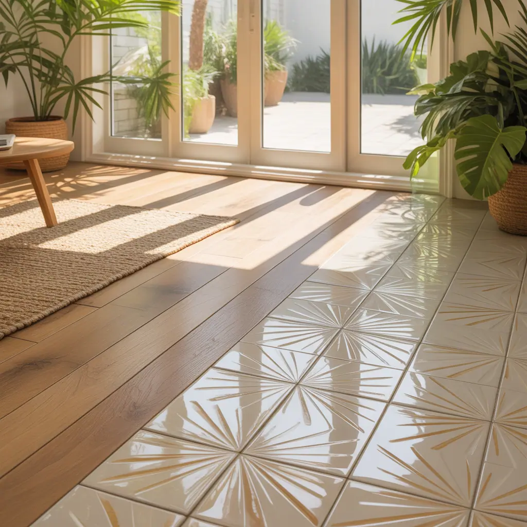 sunroom flooring idea