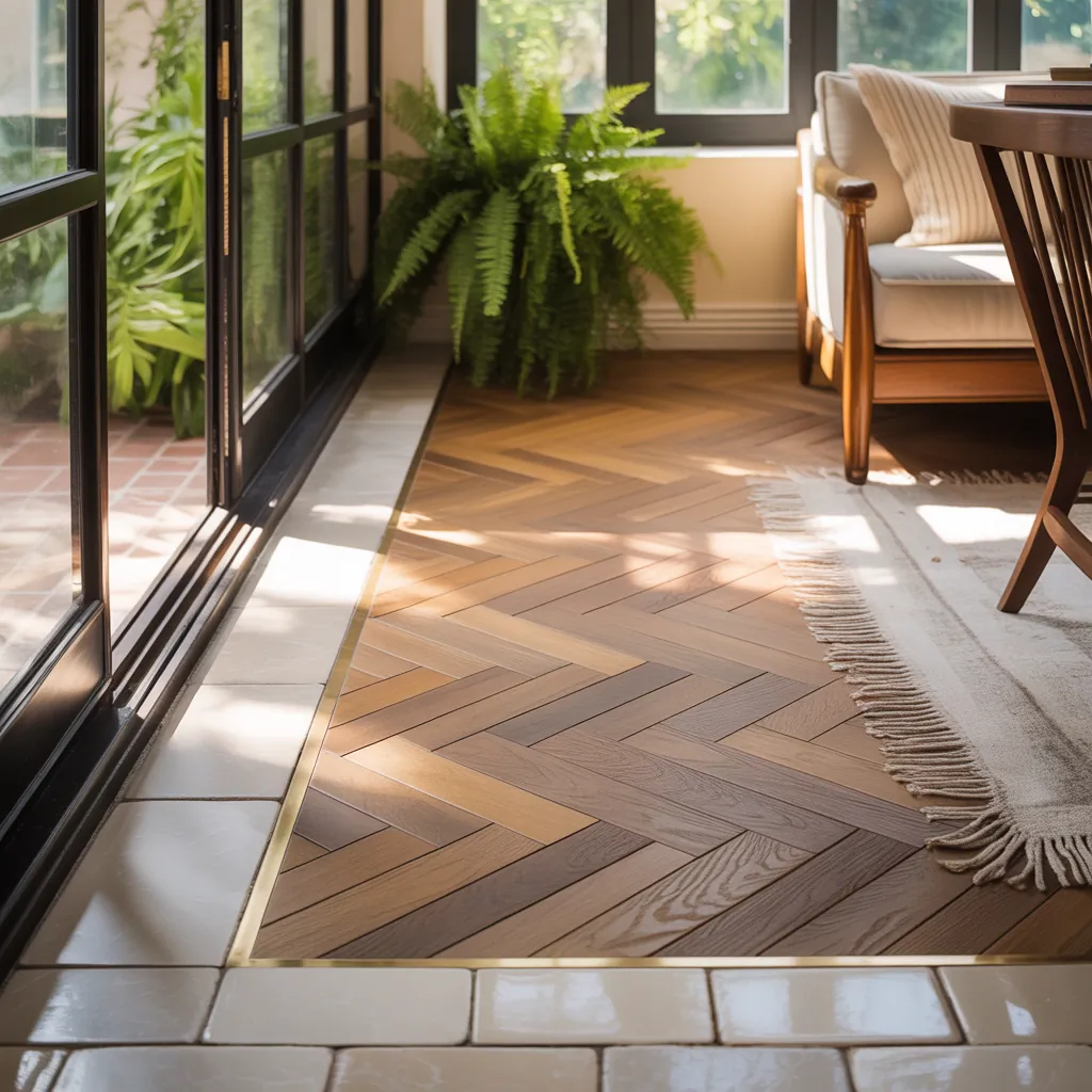 sunroom flooring idea