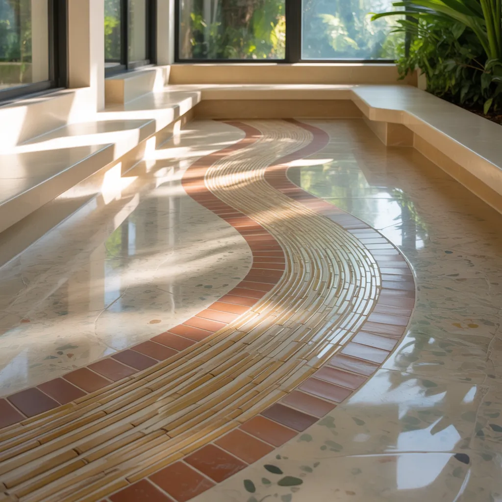 sunroom flooring idea