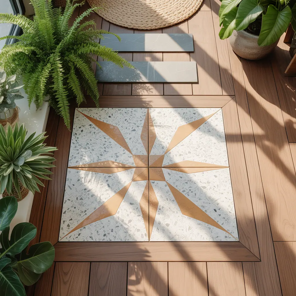 sunroom flooring idea