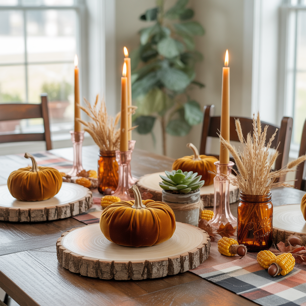 table centerpiece ideas fall