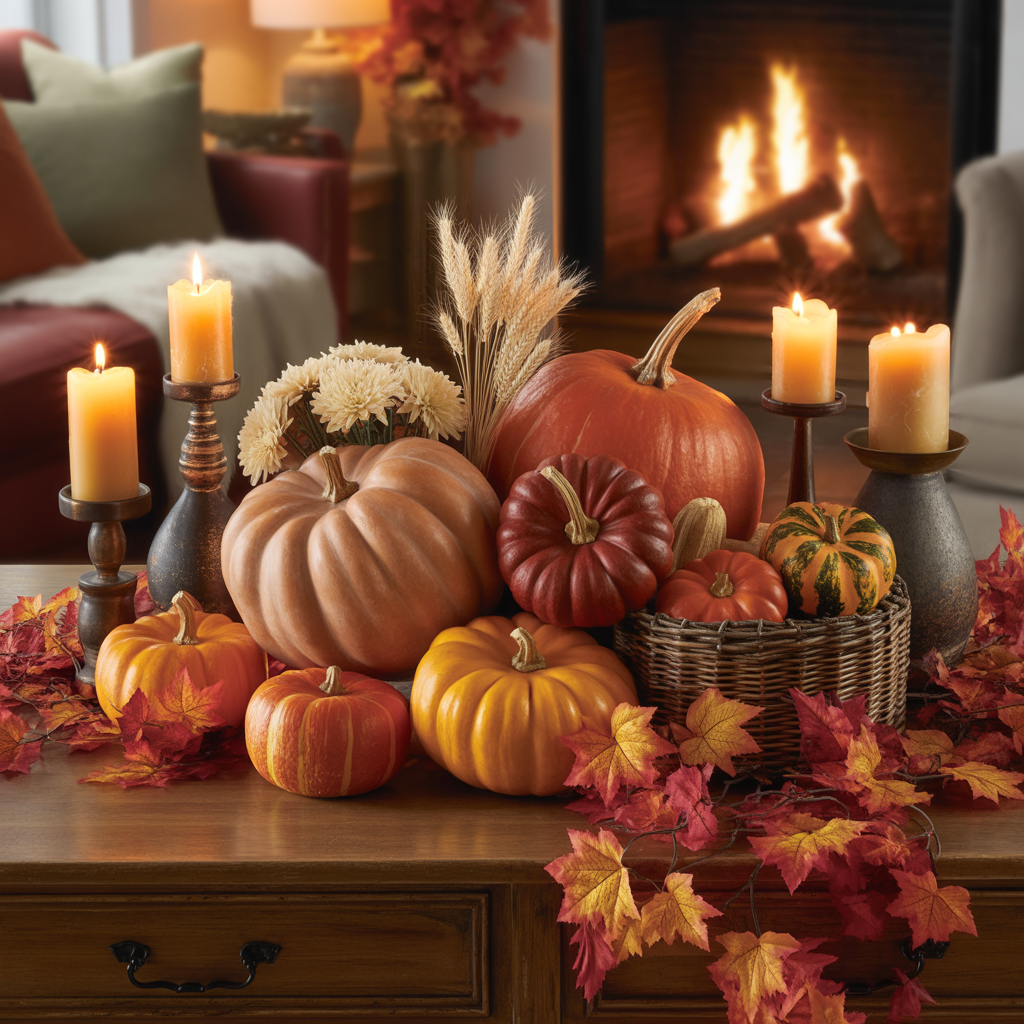 table centerpiece ideas fall