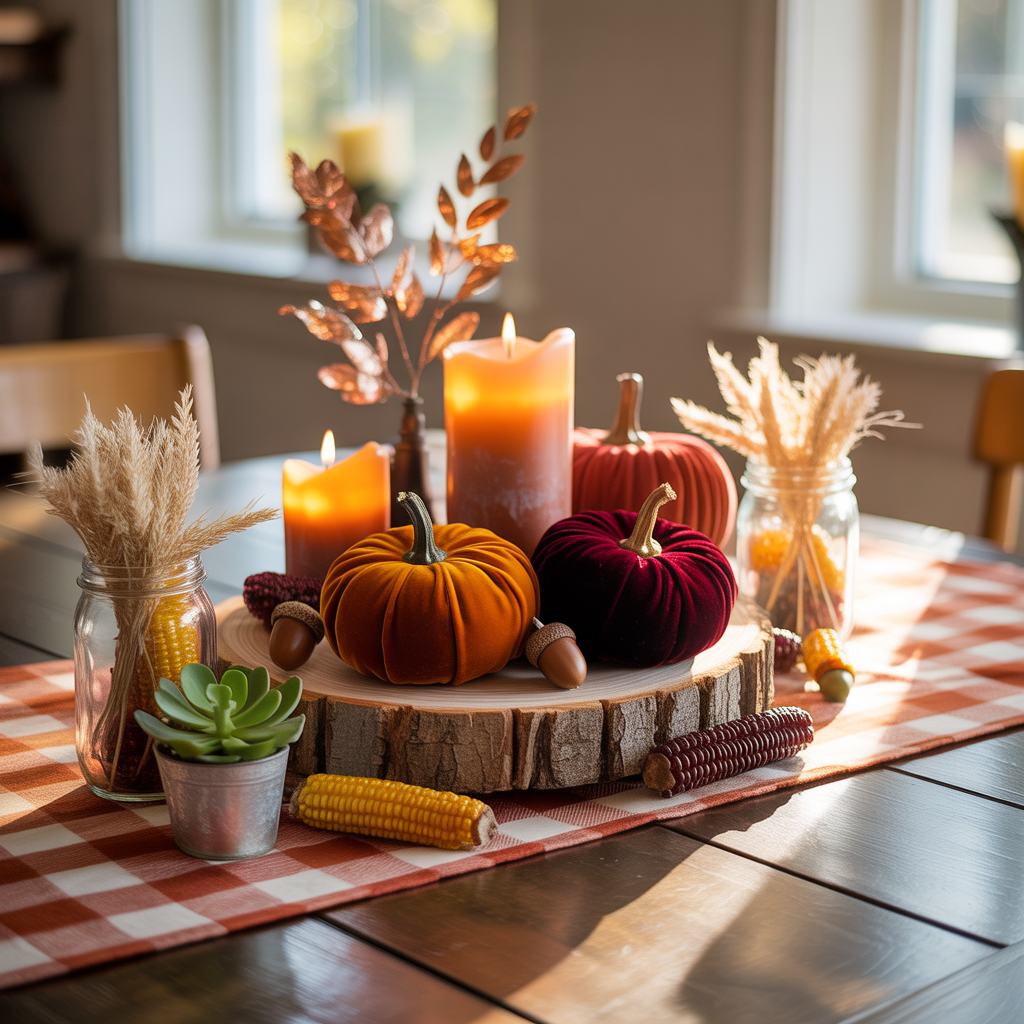 table centerpiece ideas fall