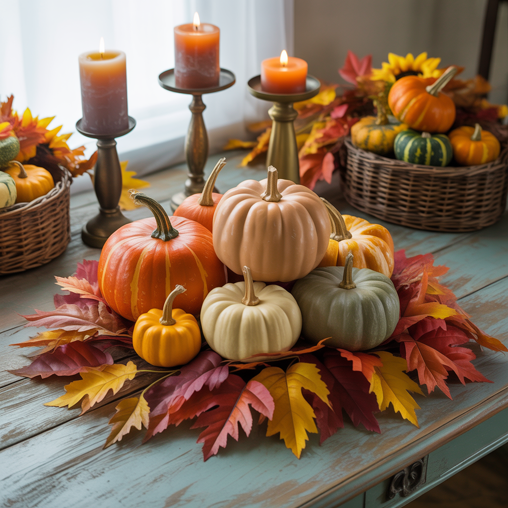 table centerpiece ideas fall