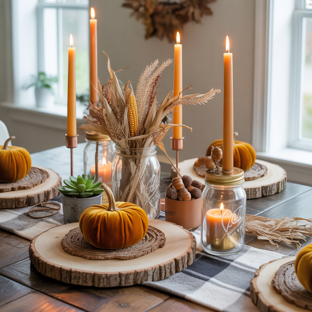 table centerpiece ideas fall
