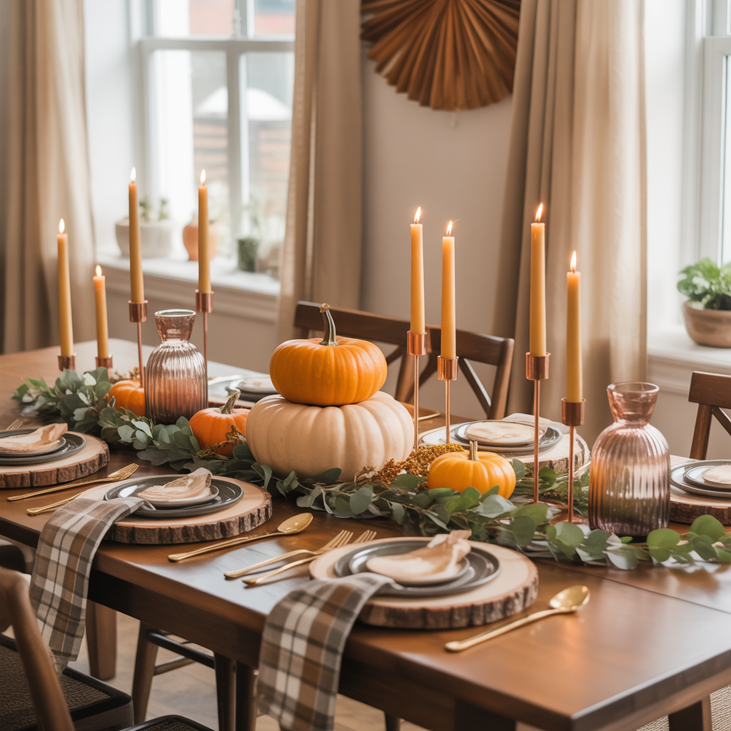 table centerpiece ideas fall