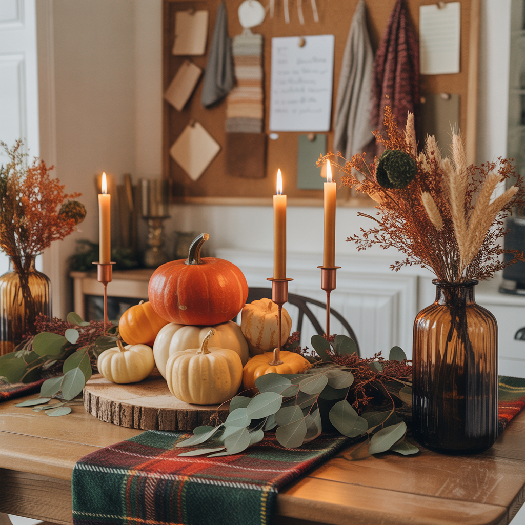 table centerpiece ideas fall