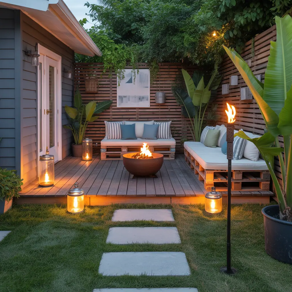 tiki torch ideas decoration