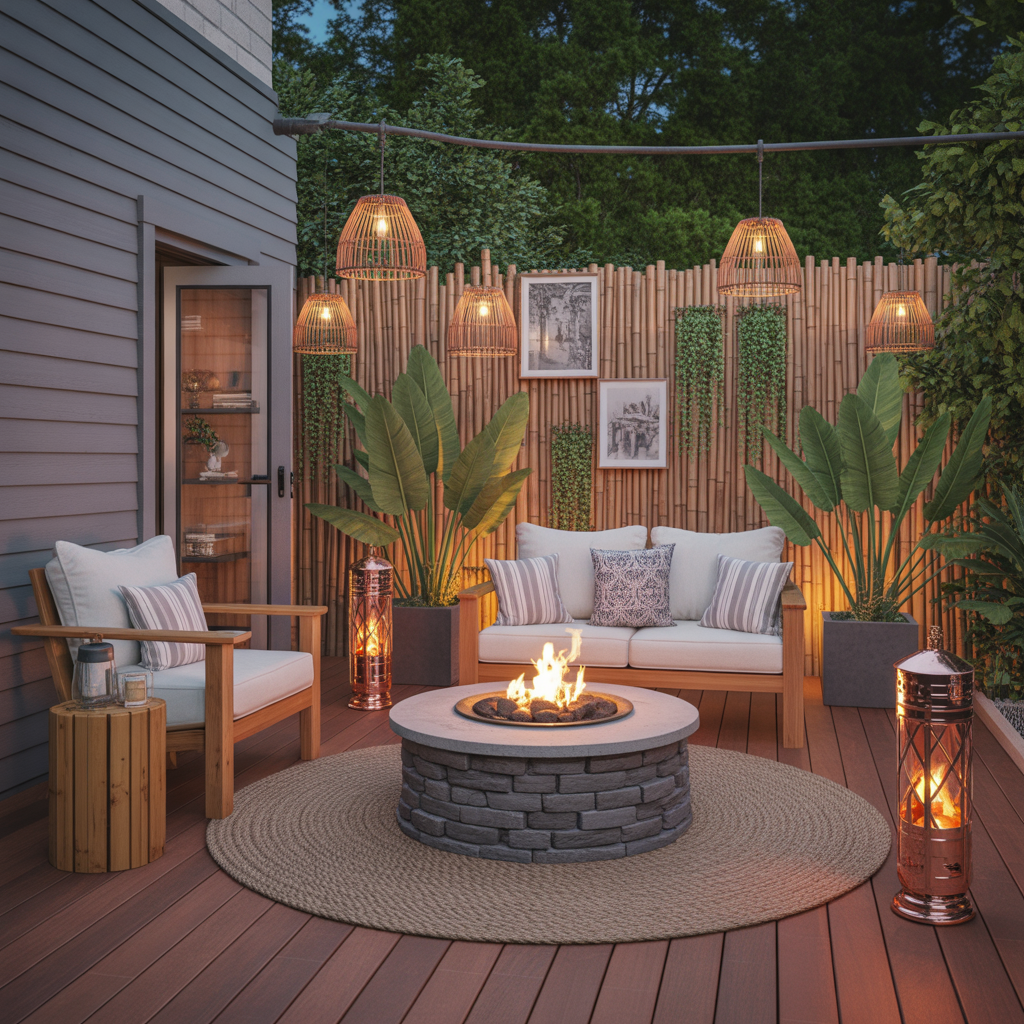 tiki torch ideas decoration