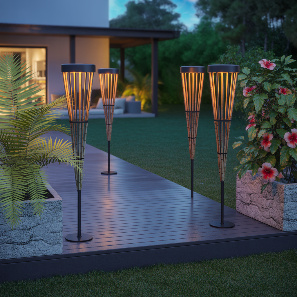 tiki torch ideas decoration