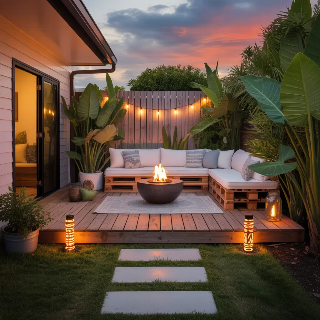 tiki torch ideas decoration